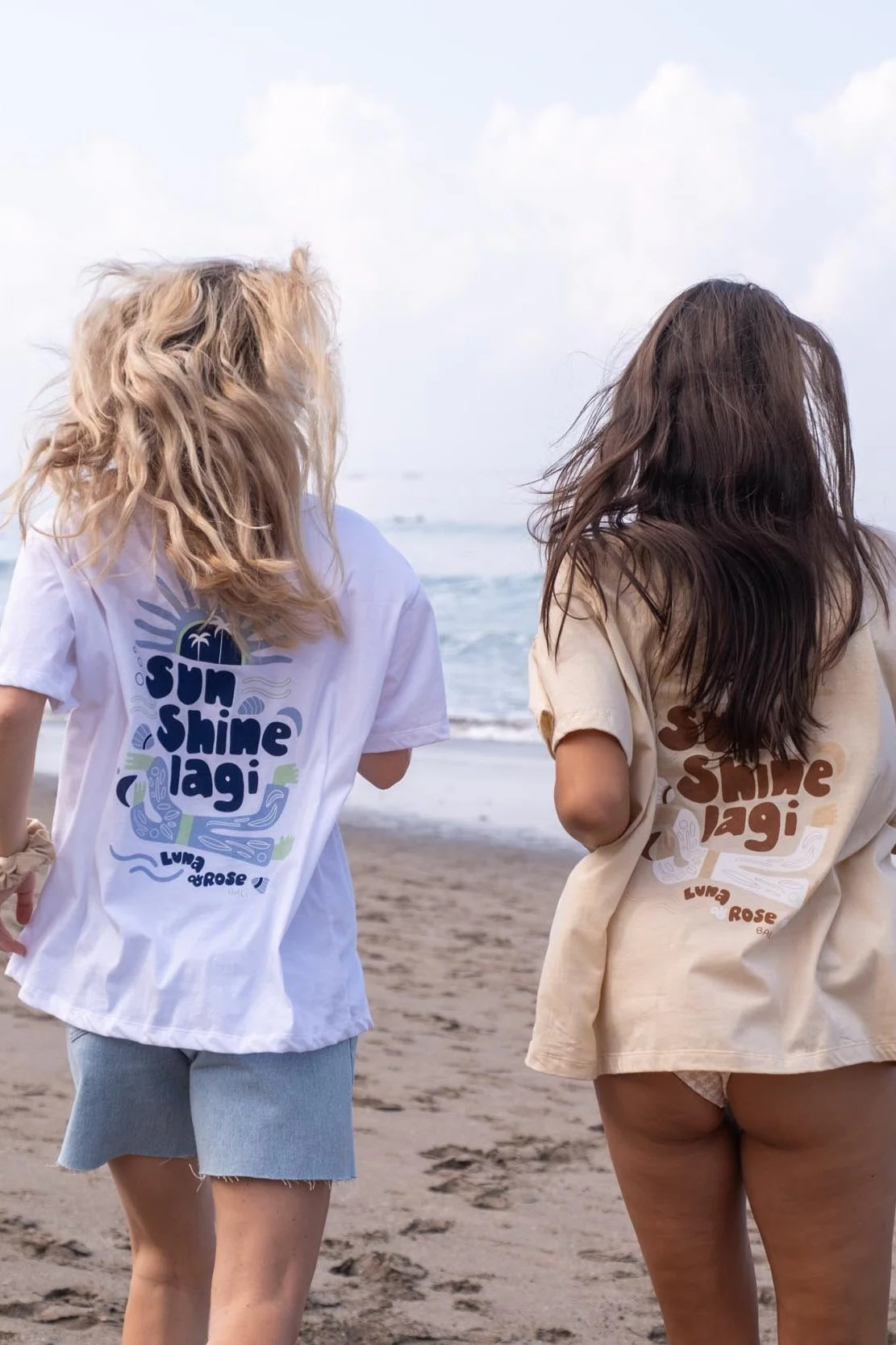 Sunshine Lagi Oversized Tee *Limited Edition* - Organic Cotton - Coconut - Image 6