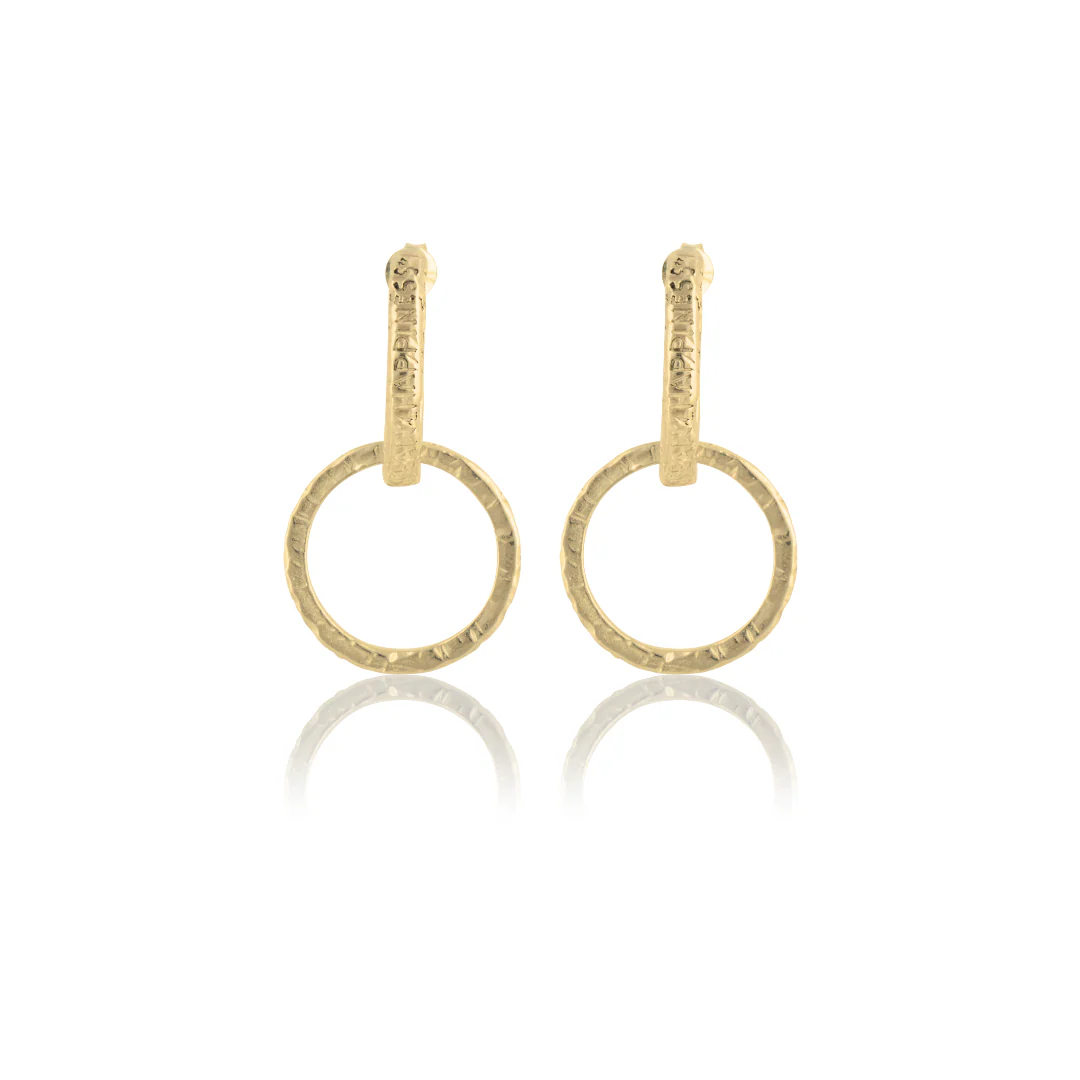 Support Earrings -  Gold