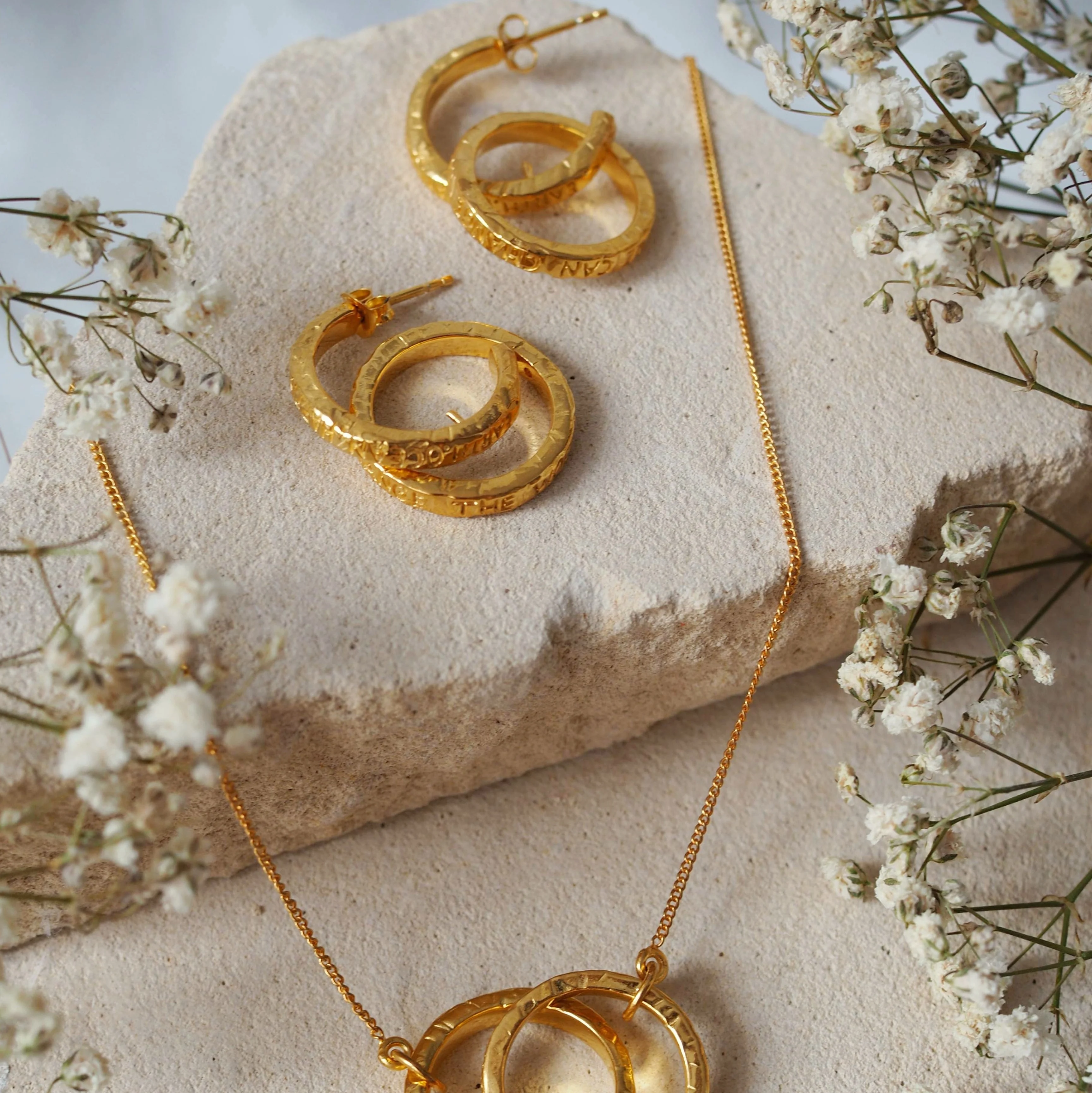Support Earrings -  Gold - Image 3