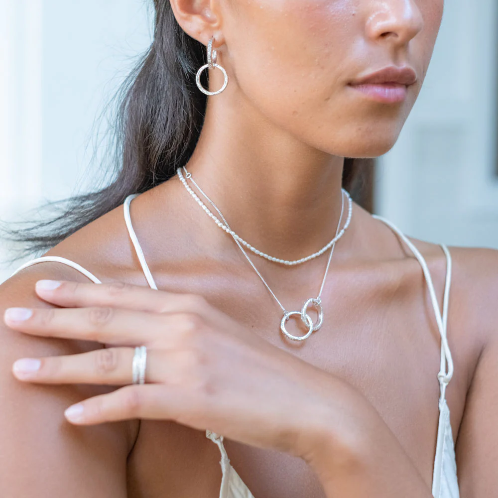 Support Earrings - Silver - Image 4