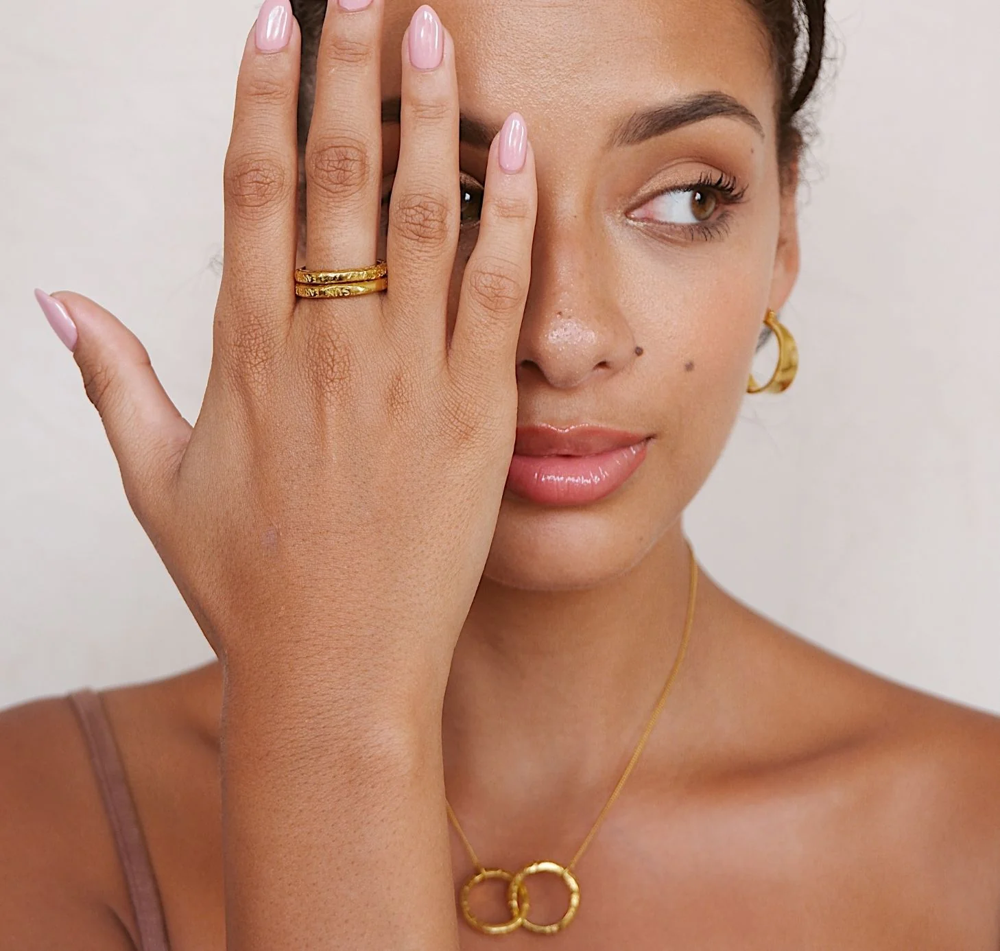 Support Rings (Set of 2) - Gold - Image 2