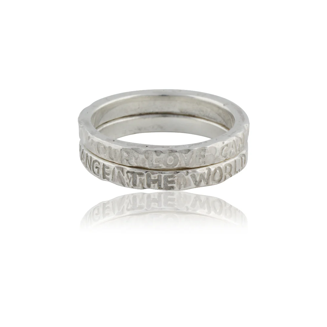 Support Rings (Set of 2) - Silver