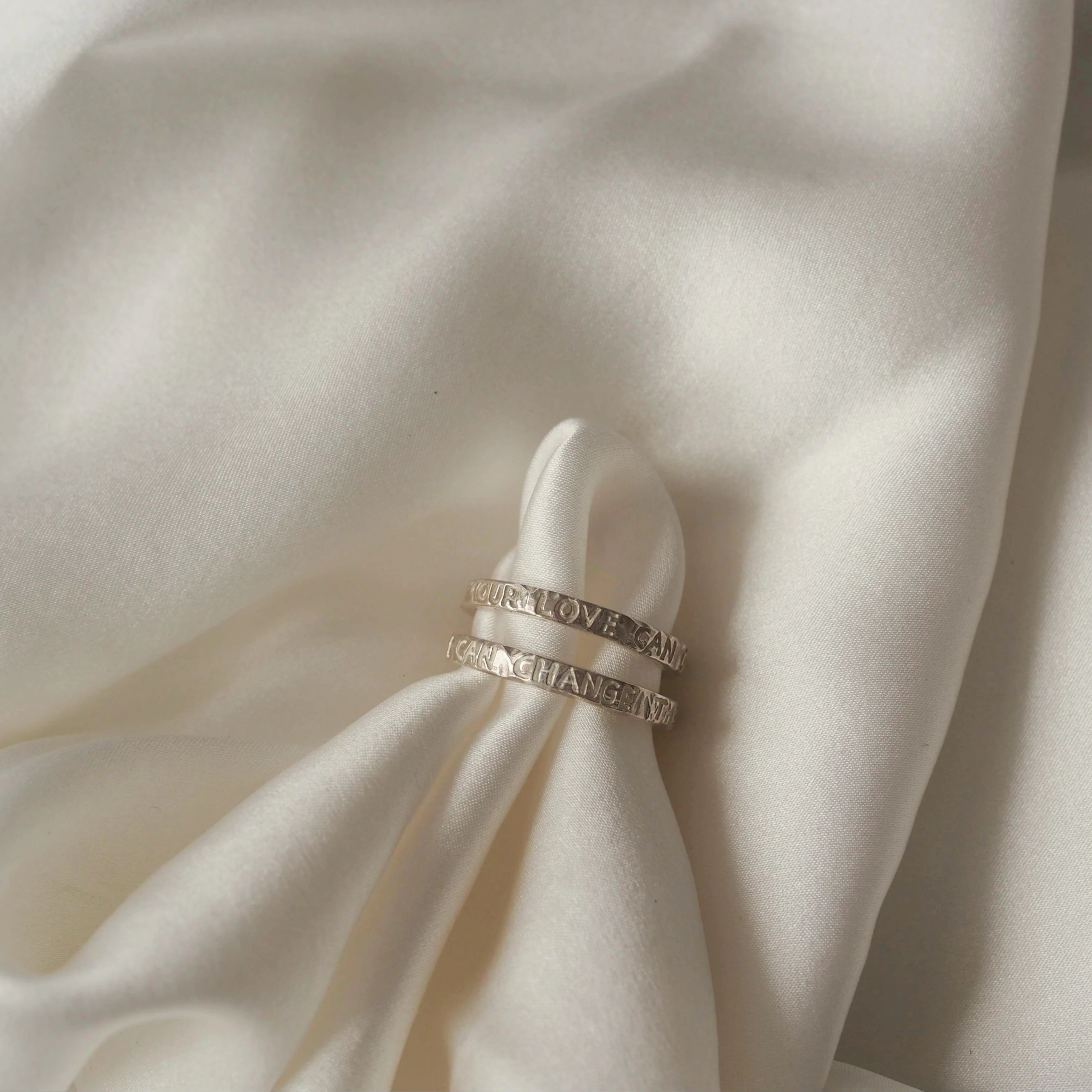 Support Rings (Set of 2) - Silver - Image 3