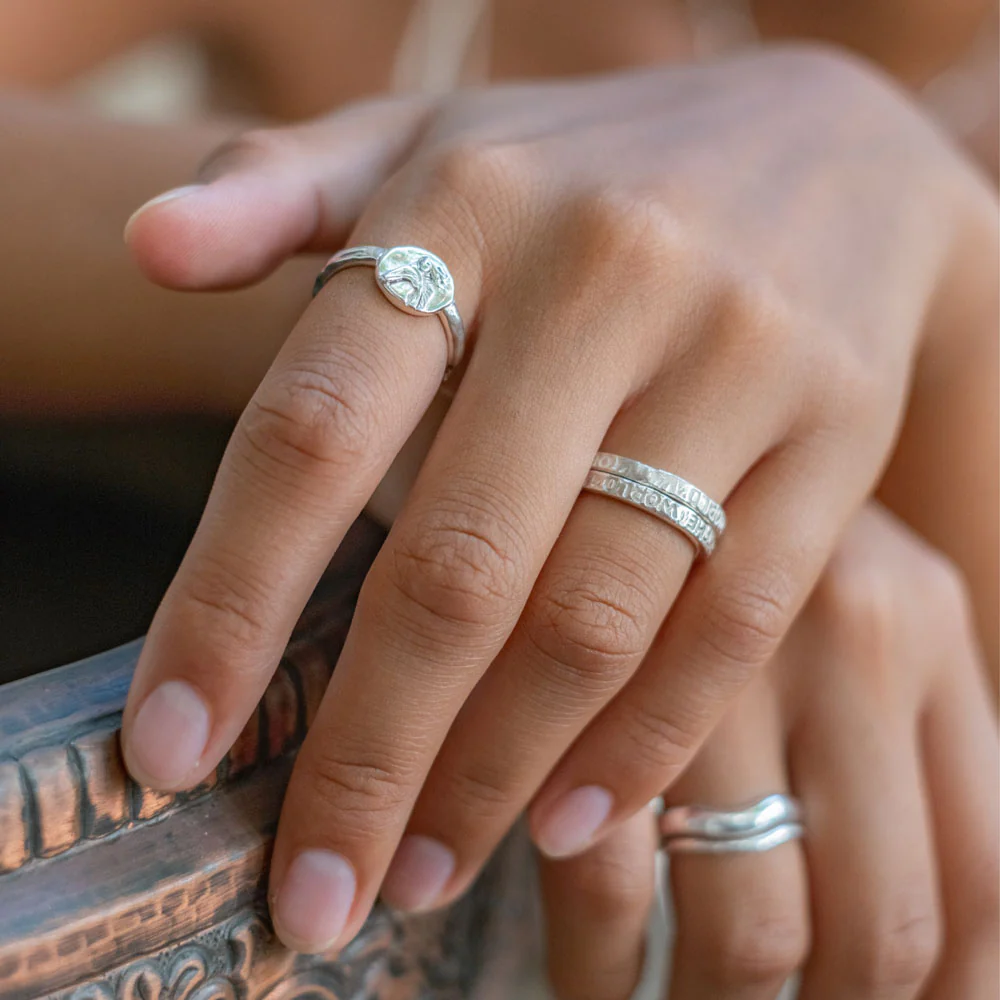 Support Rings (Set of 2) - Silver - Image 4