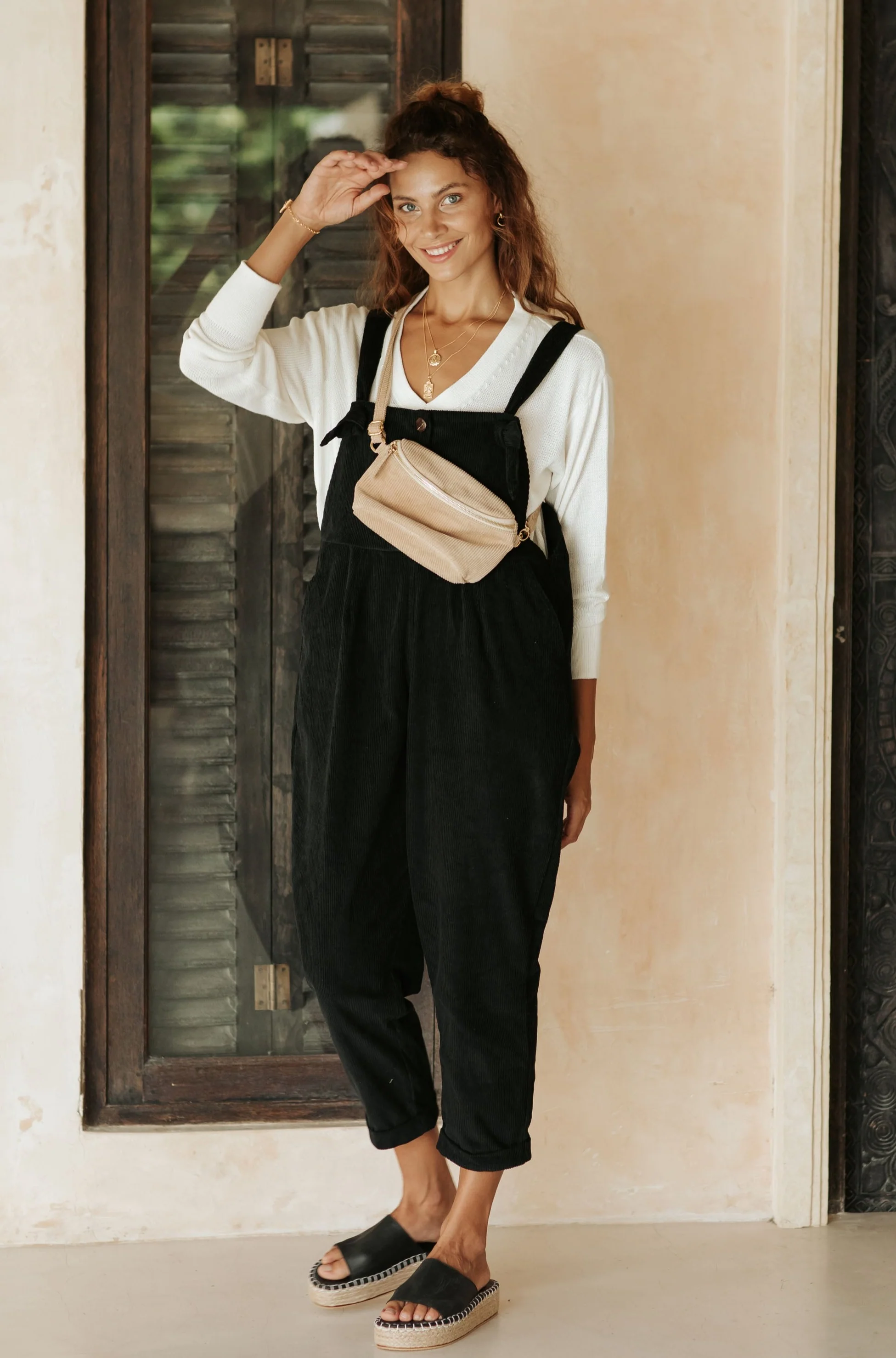 The Benny Bag - Light Cinnamon Corduroy **ORGANICALLY DYED** - Image 4