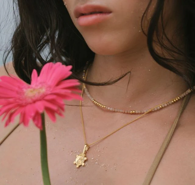 The Billy Blush Necklace - Gold - Image 5