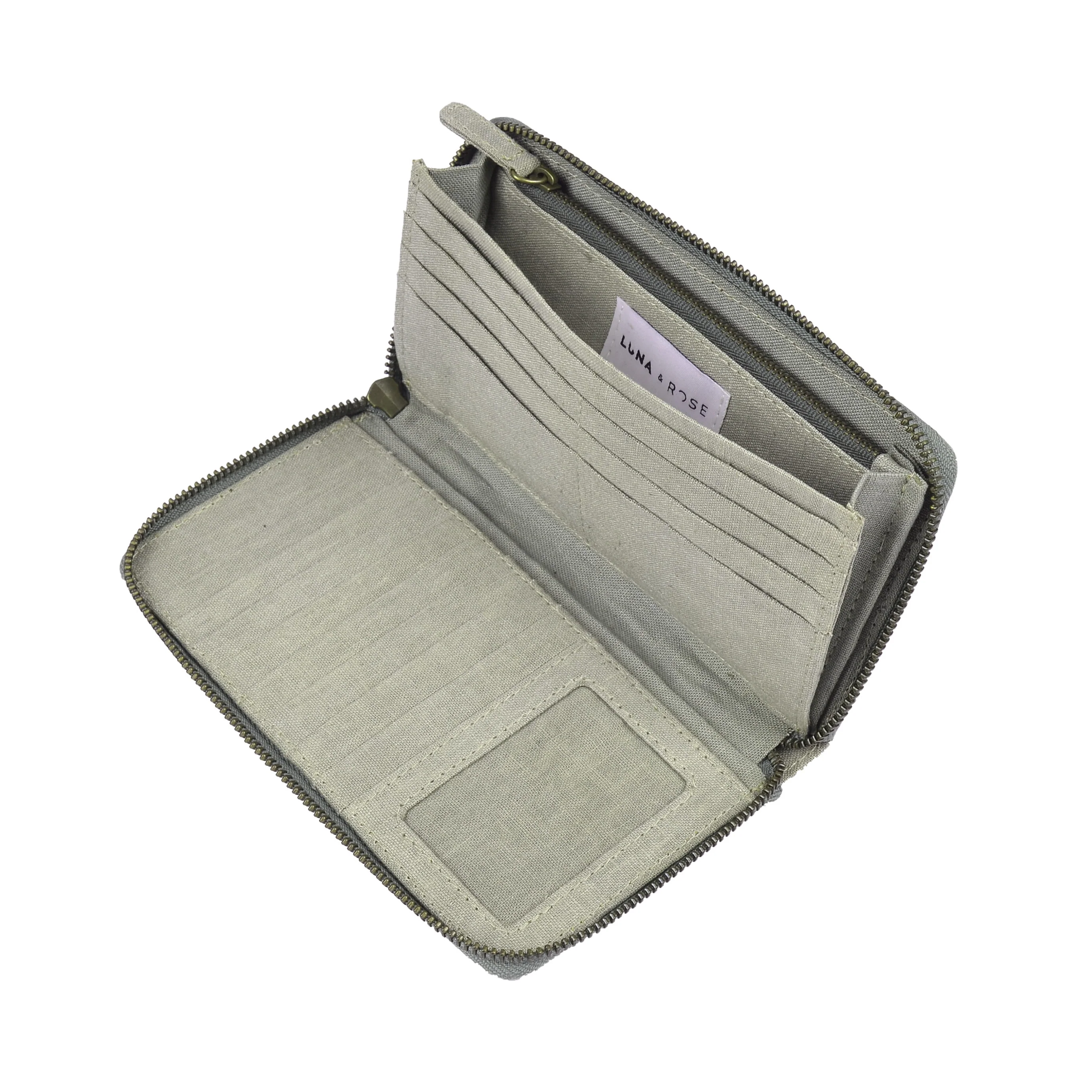 The Gary Wallet - Sage **Organically Plant Dyed** - Image 2