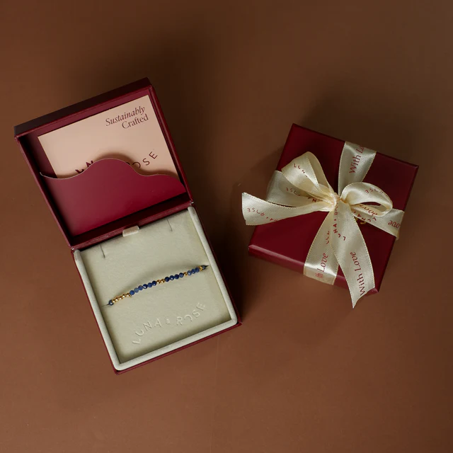 The Indigo Tide Bracelet - Gold - Image 8