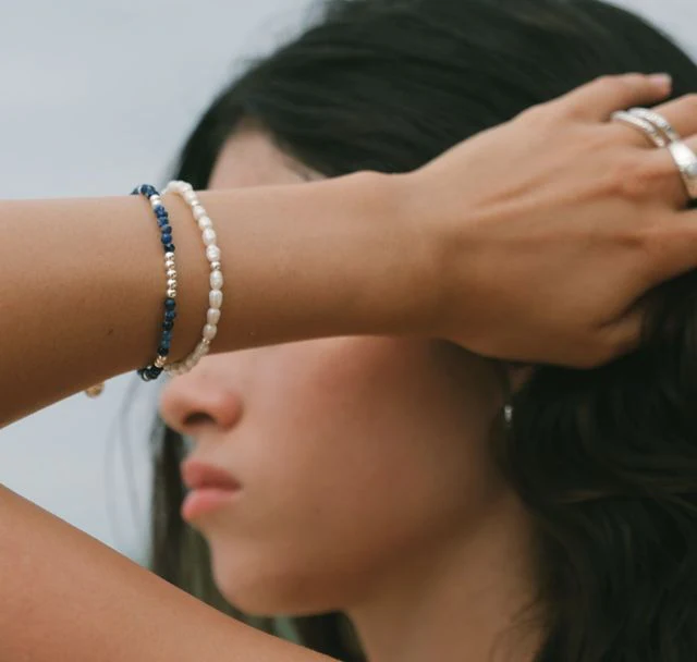 The Indigo Tide Bracelet - Silver - Image 4