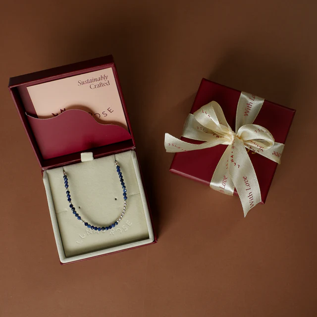 The Indigo Tide Necklace - Silver - Image 10