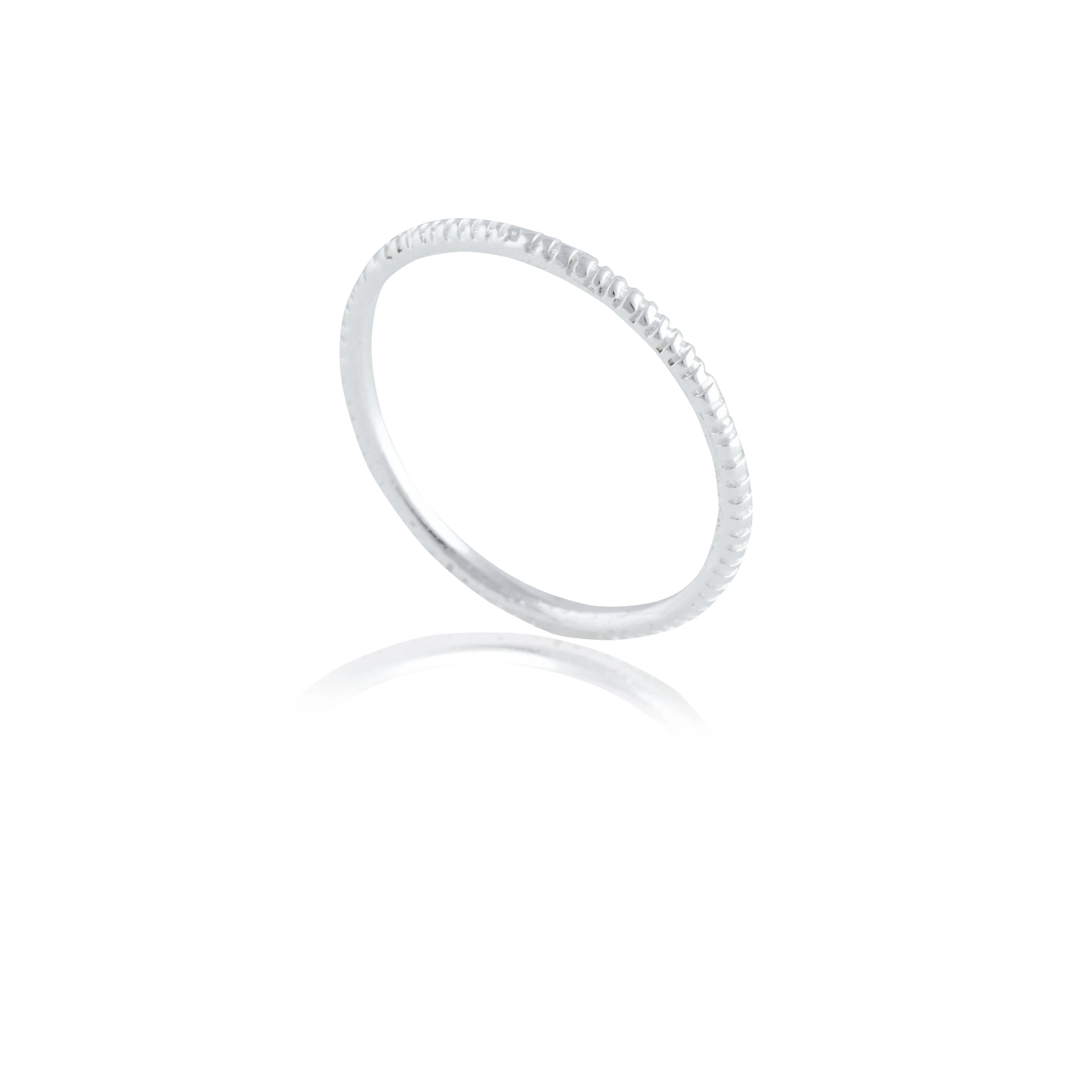 The MET Stripe Band - Silver
