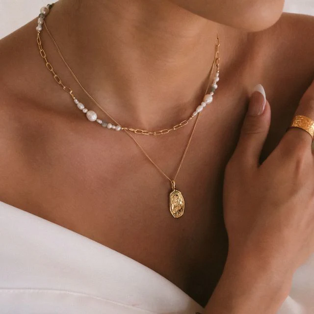 The Shoreline Necklace - Gold - Image 5