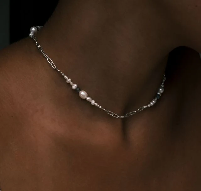 The Shoreline Necklace - Silver - Image 2