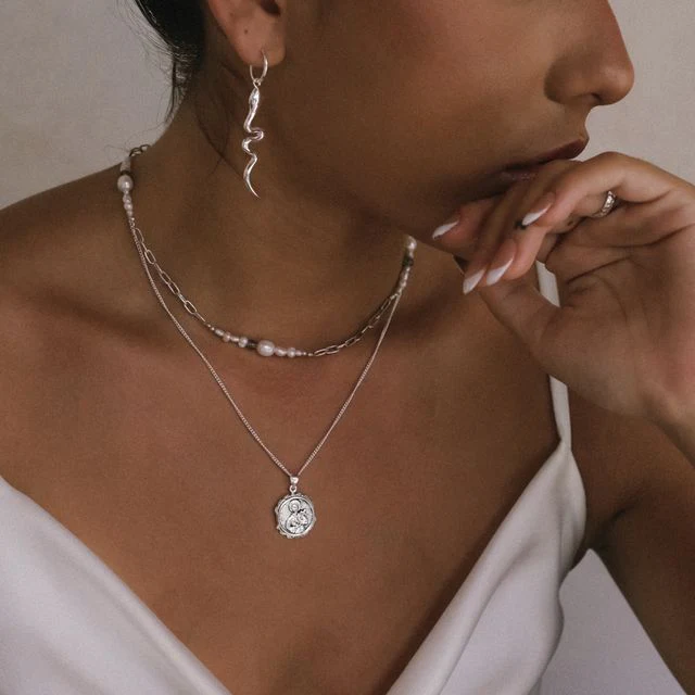 The Shoreline Necklace - Silver - Image 3