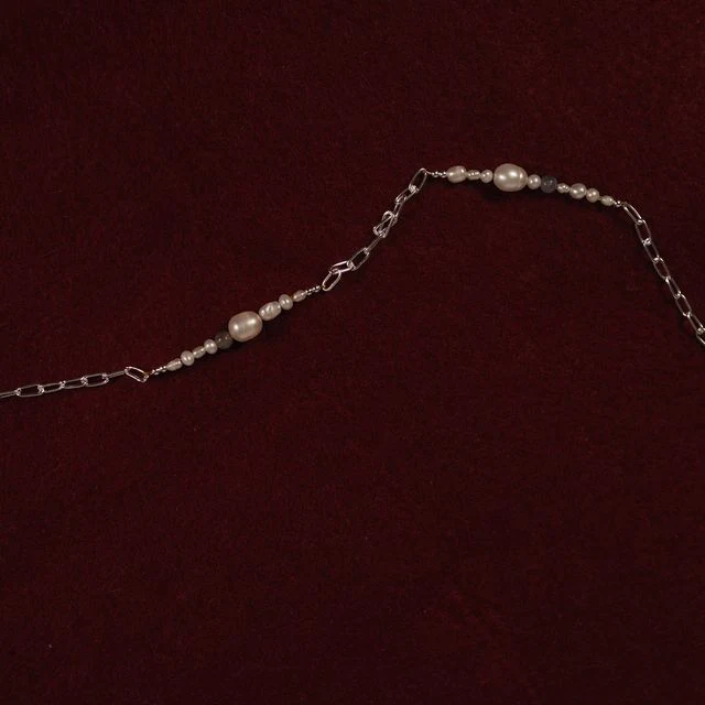 The Shoreline Necklace - Silver - Image 4