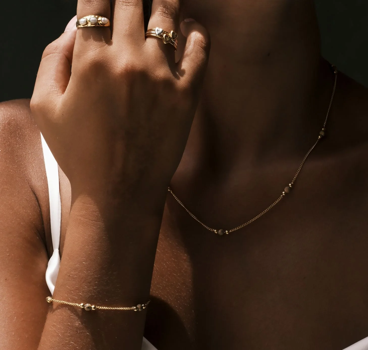 The Sunstone Bracelet - Gold - Image 3