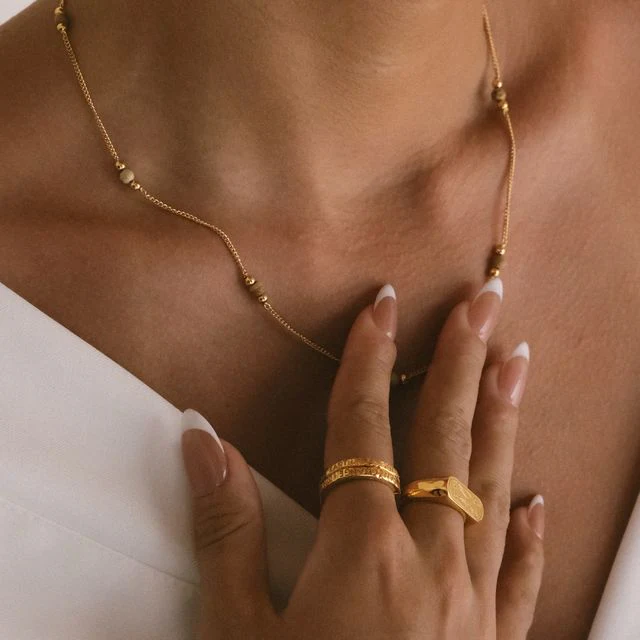 The Sunstone Necklace - Gold - Image 5