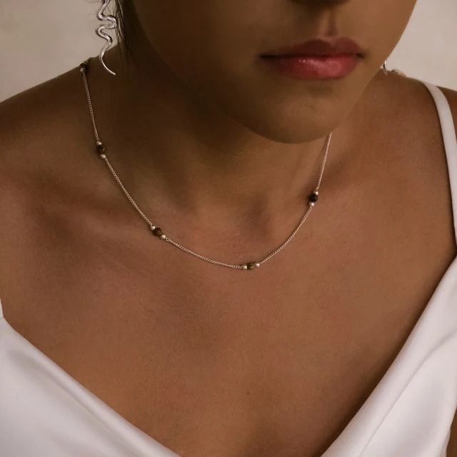 The Sunstone Necklace - Silver - Image 3