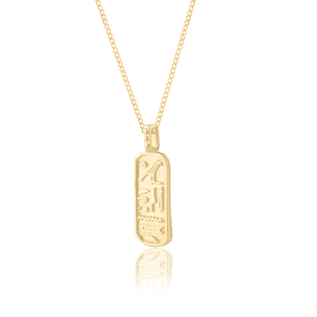 Truth & Good Luck Necklace (Reversible) - Gold