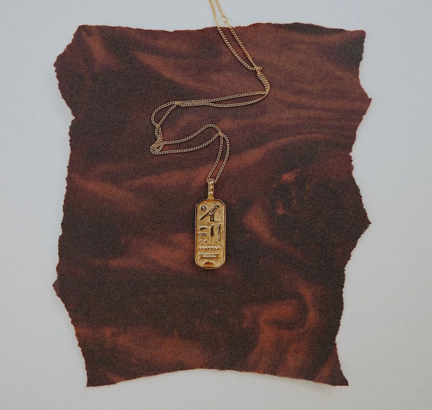 Truth & Good Luck Necklace (Reversible) - Gold - Image 5