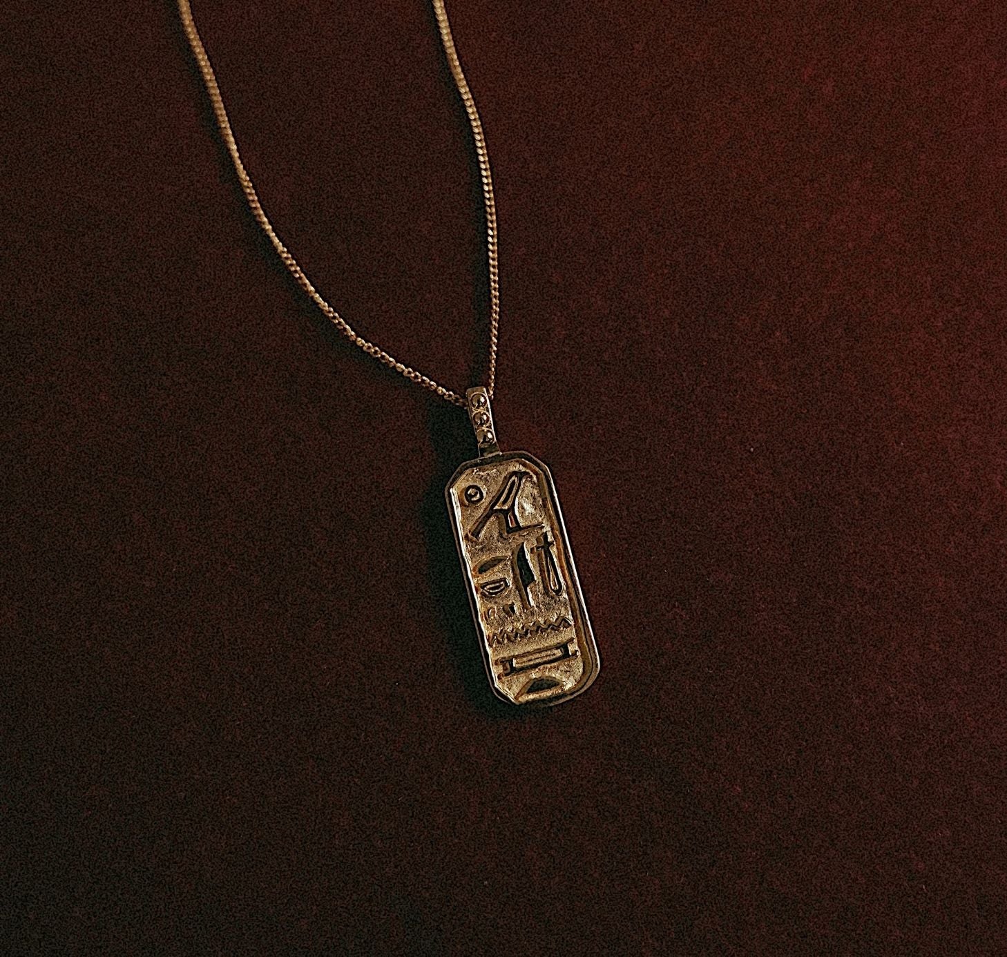 Truth & Good Luck Necklace (Reversible) - Gold - Image 8