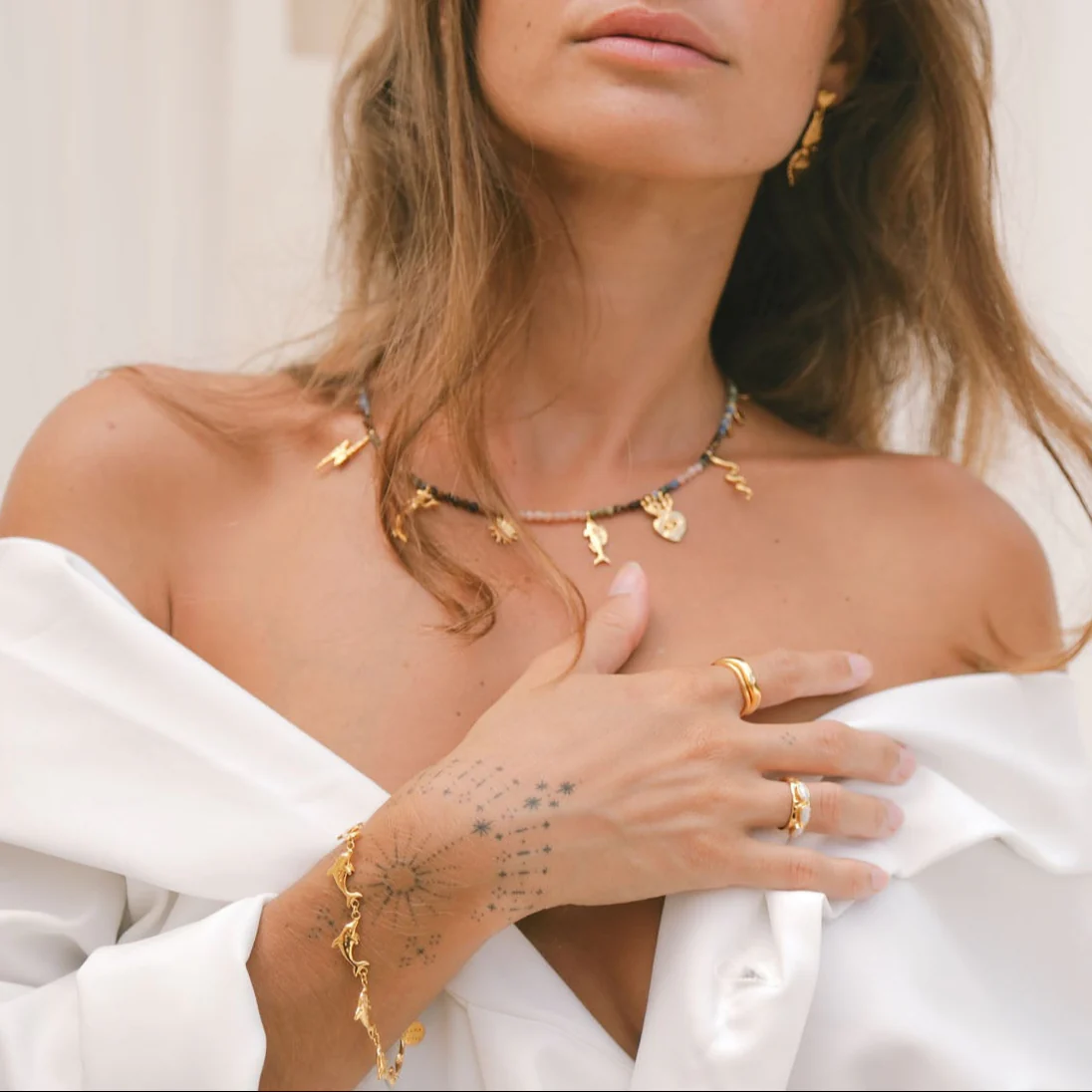 Vibes Don't Lie Bracelet - Tahnee Kelland x Luna & Rose - Gold - Image 2
