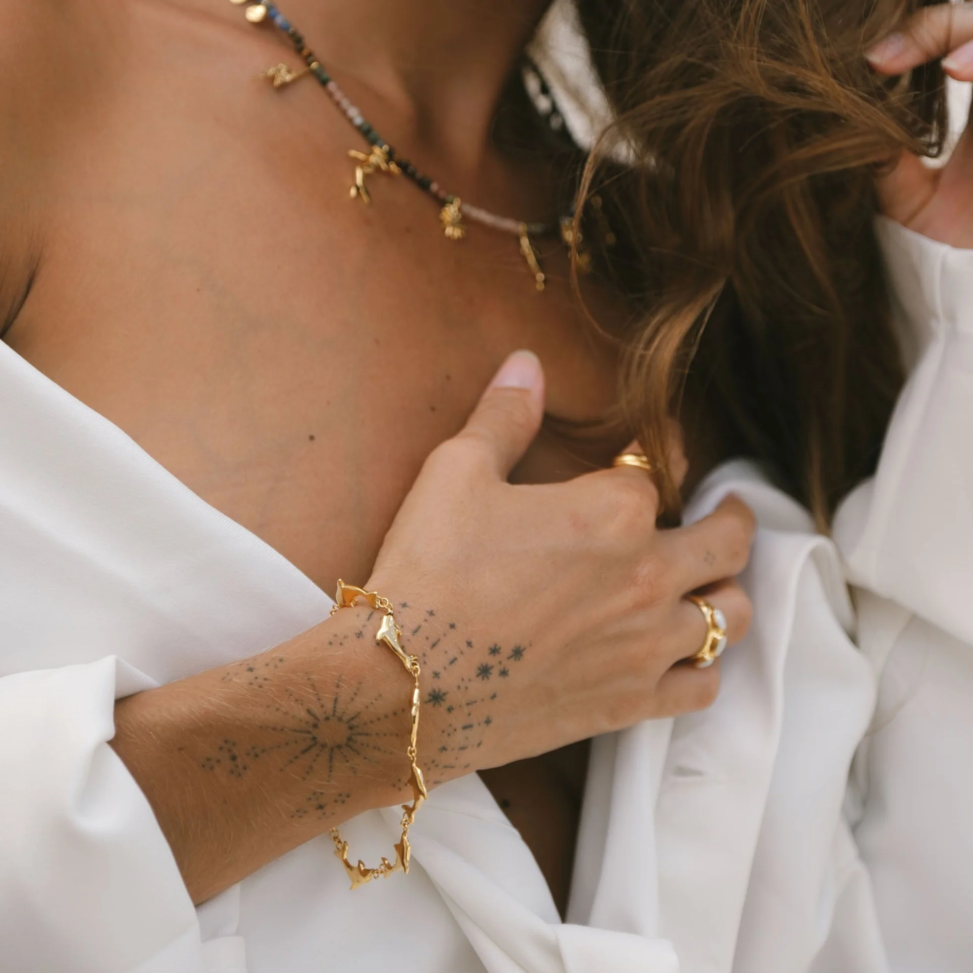 Vibes Don't Lie Bracelet - Tahnee Kelland x Luna & Rose - Gold - Image 3