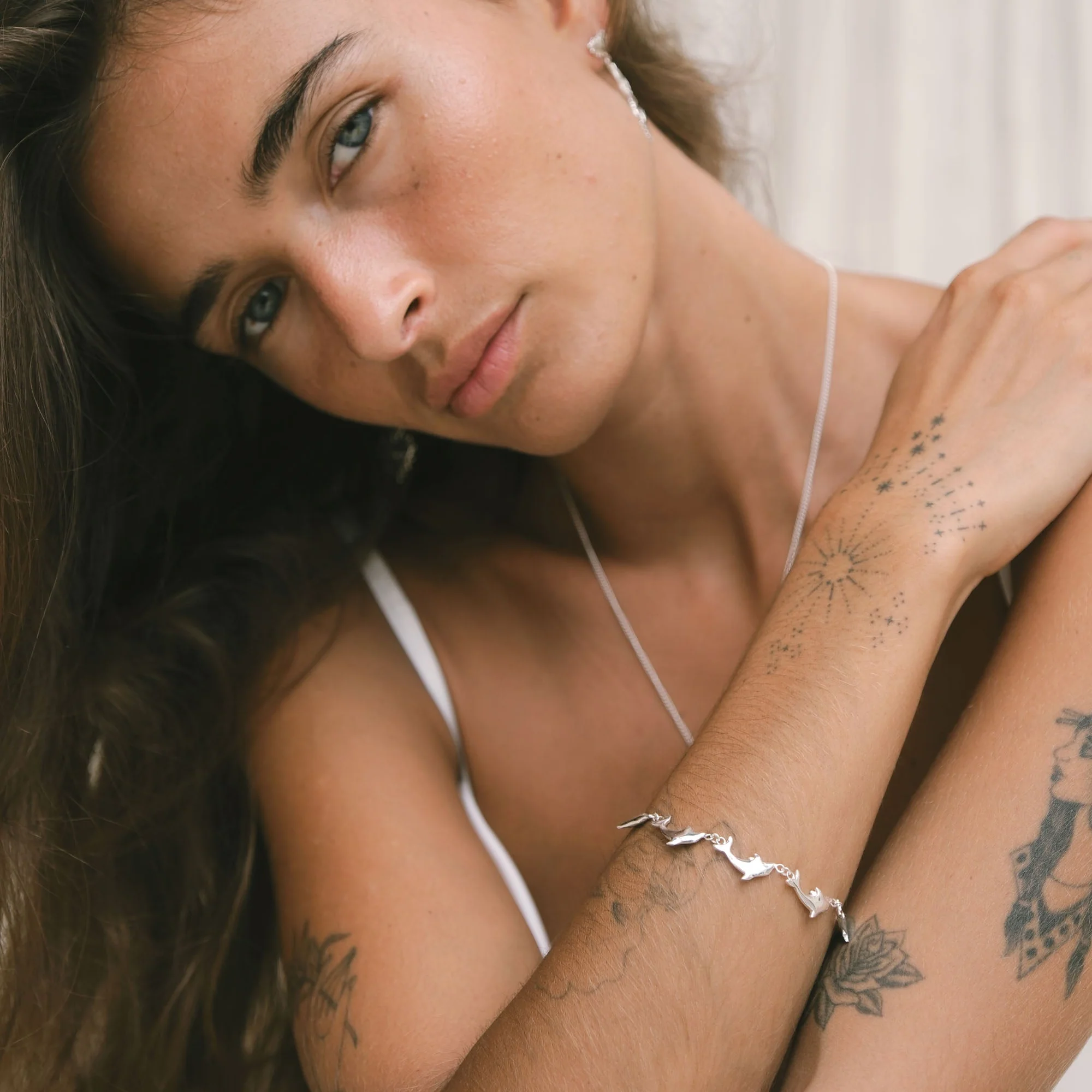 Vibes Don't Lie Bracelet - Tahnee Kelland x Luna & Rose - Silver - Image 6