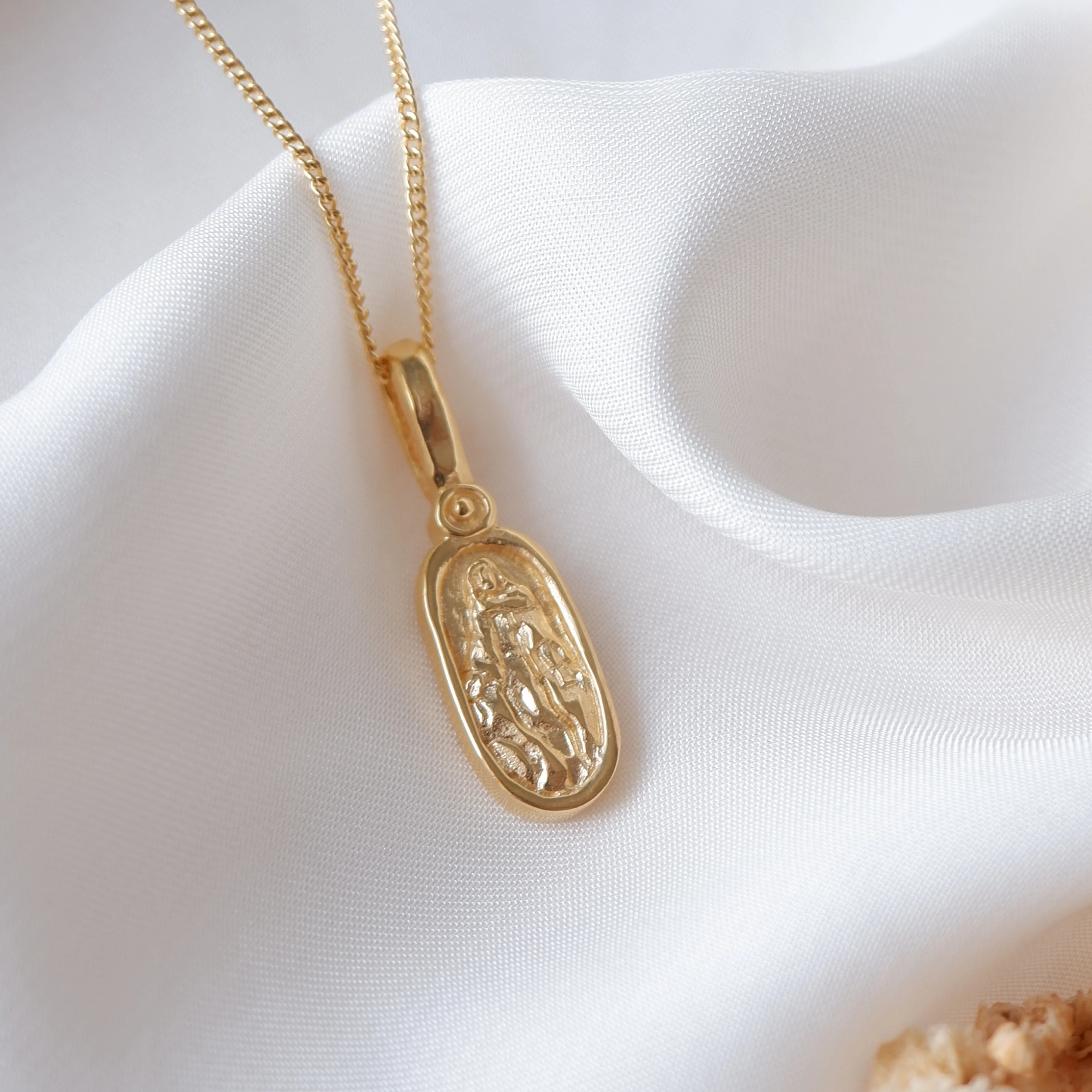 Virgin Mary - Symbol of Grace, Compassion & Love CHARM ONLY - Gold - Image 3