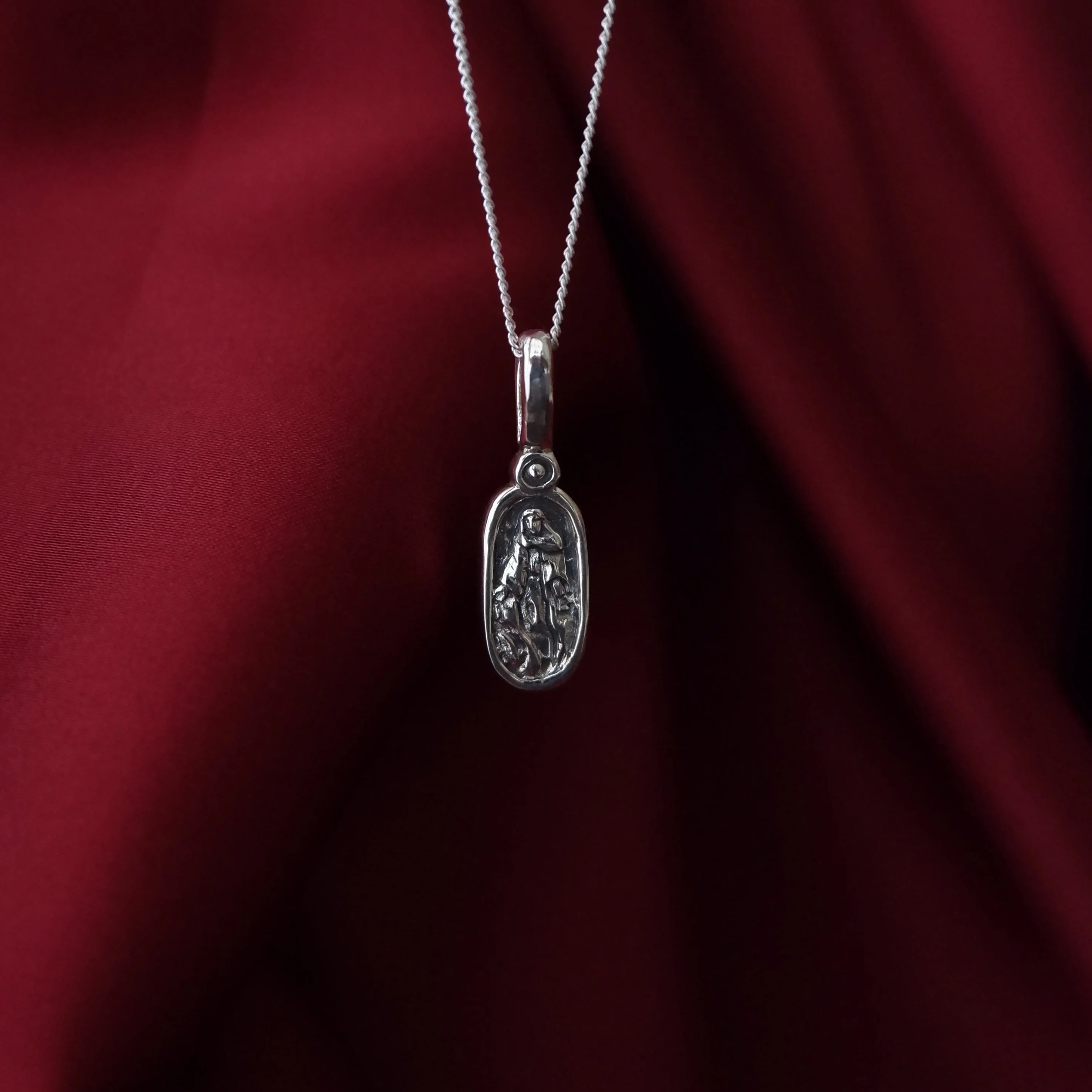 Virgin Mary - Symbol of Grace, Compassion & Love CHARM ONLY - Silver - Image 5