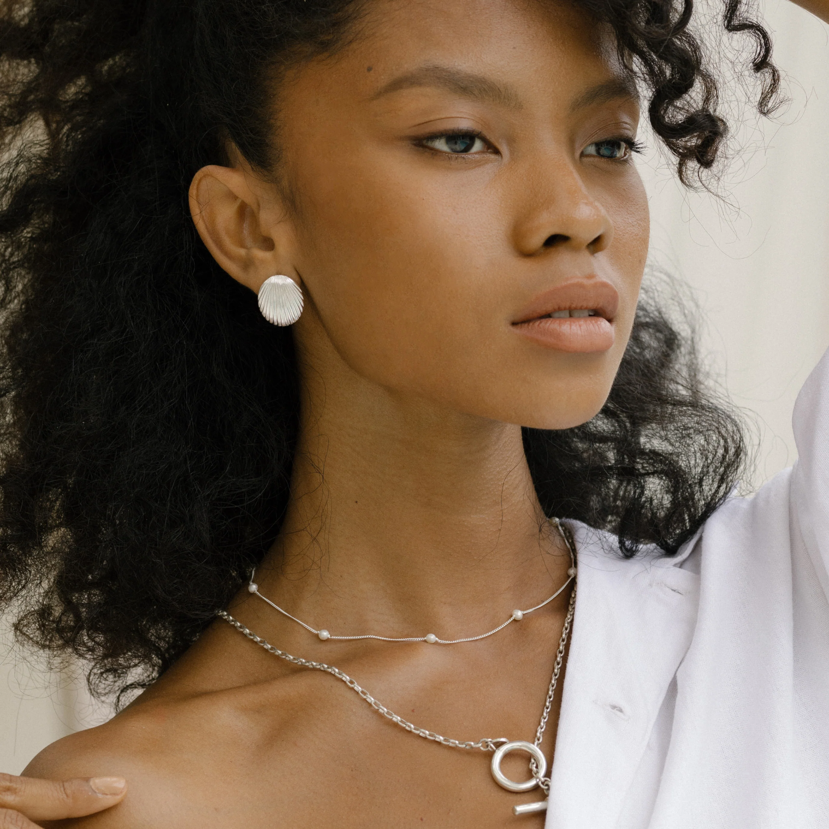 Whitney Earrings - Silver - Image 2
