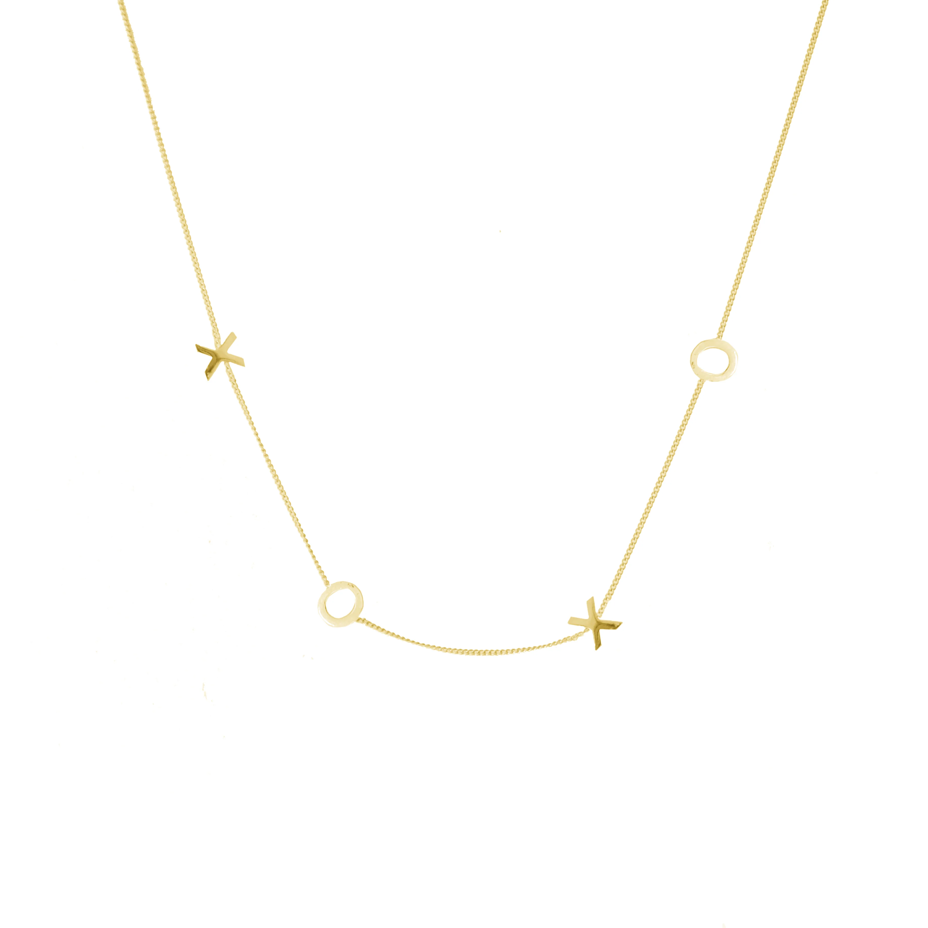 XOXO Necklace - Gold